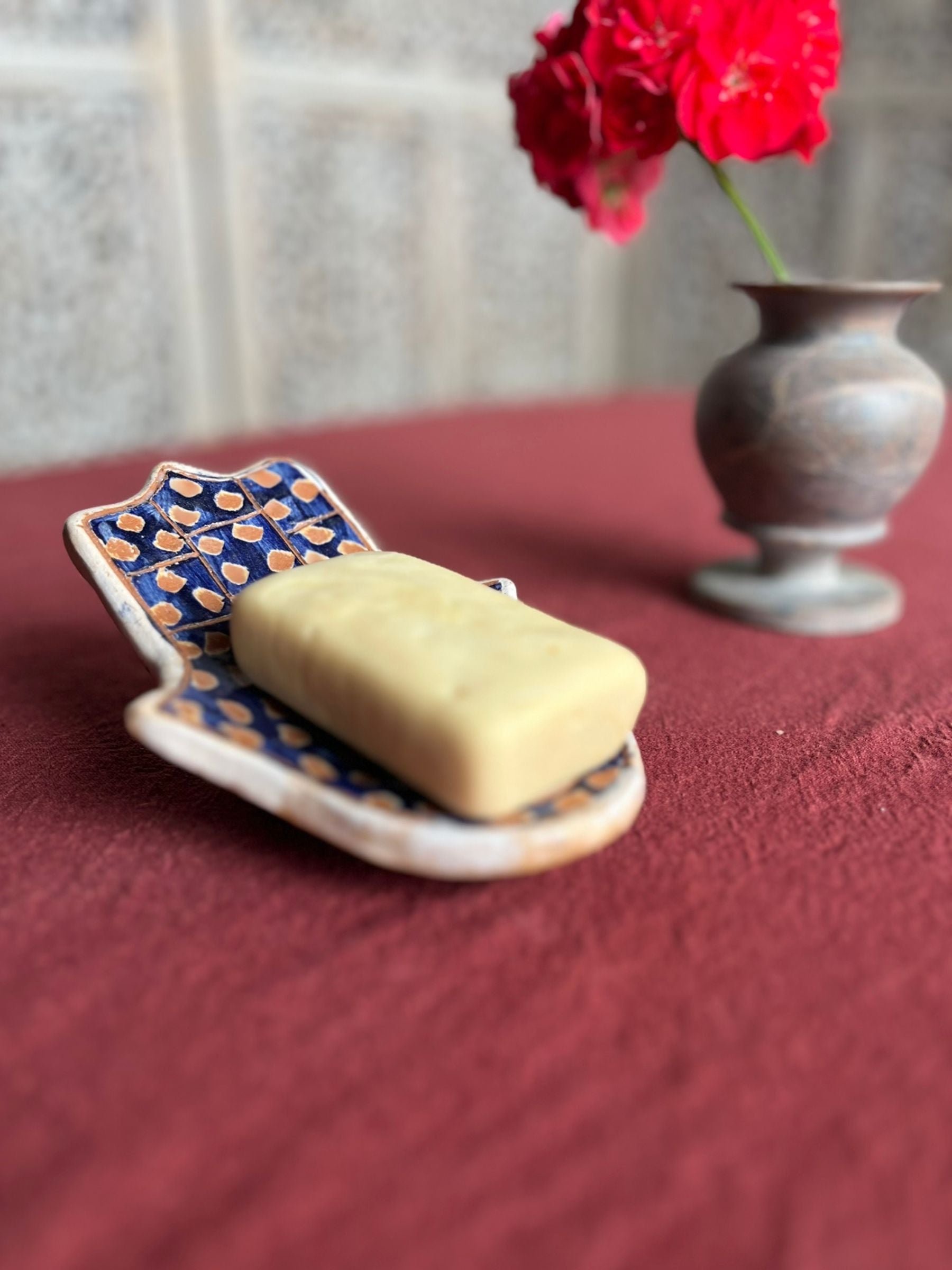 Khamsa handmade soap dish