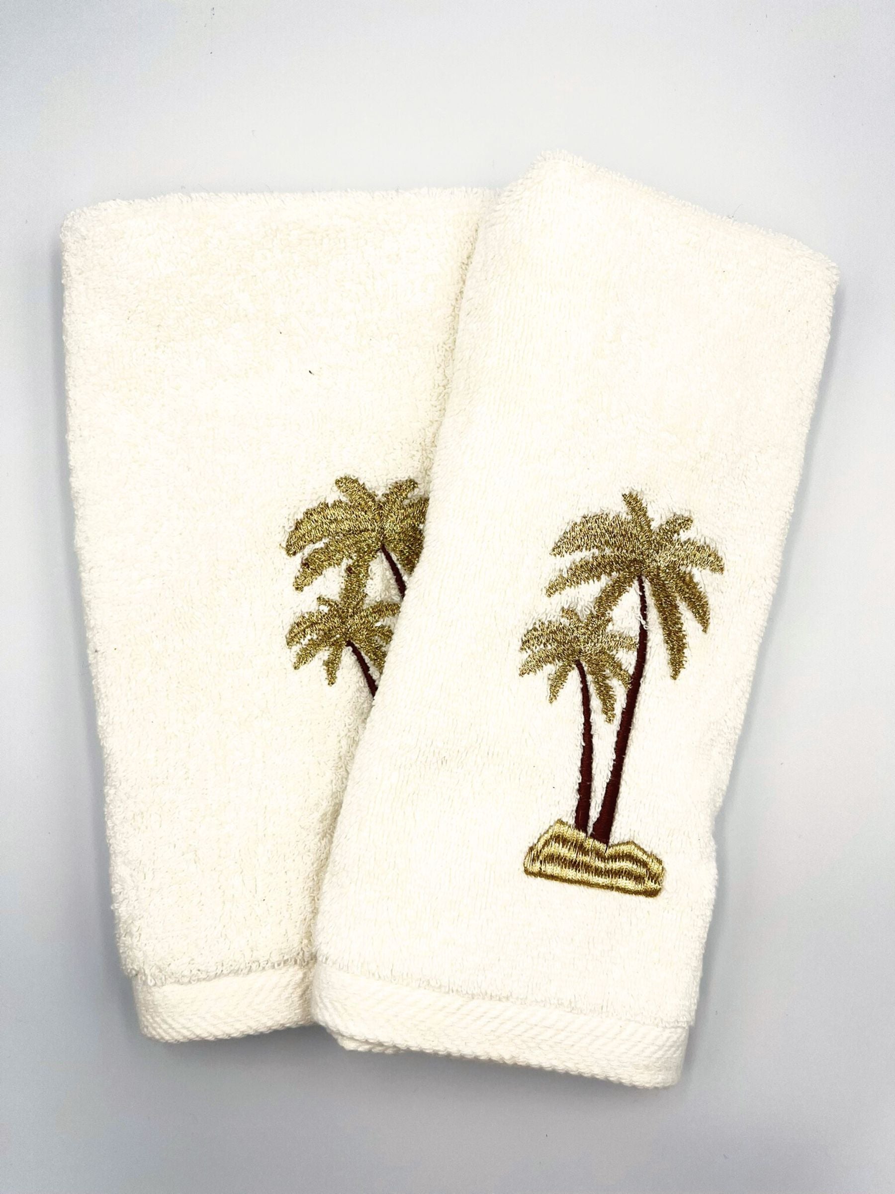 Set of 2 hand and face towels