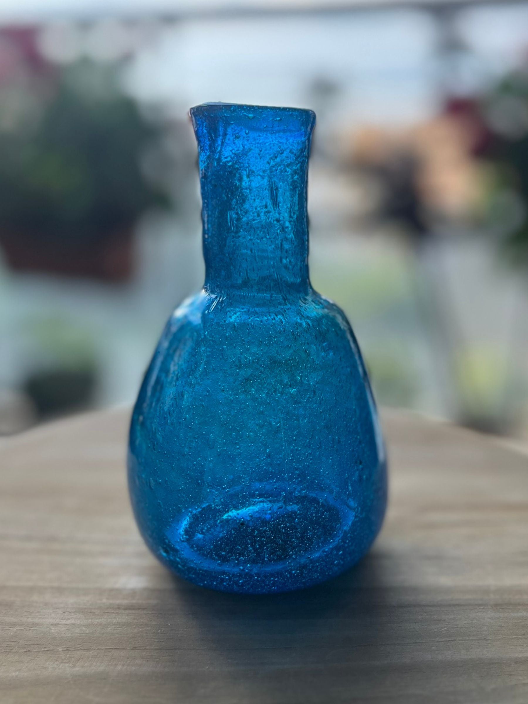 Mini blown glass vase