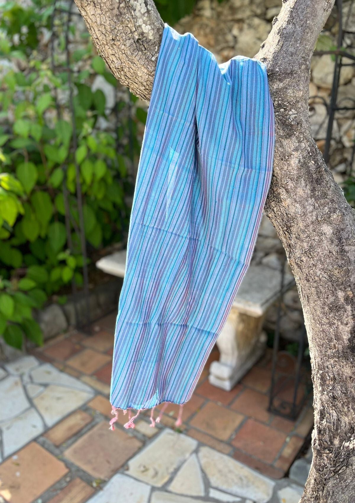 Waterfall Handwoven Cotton Stole