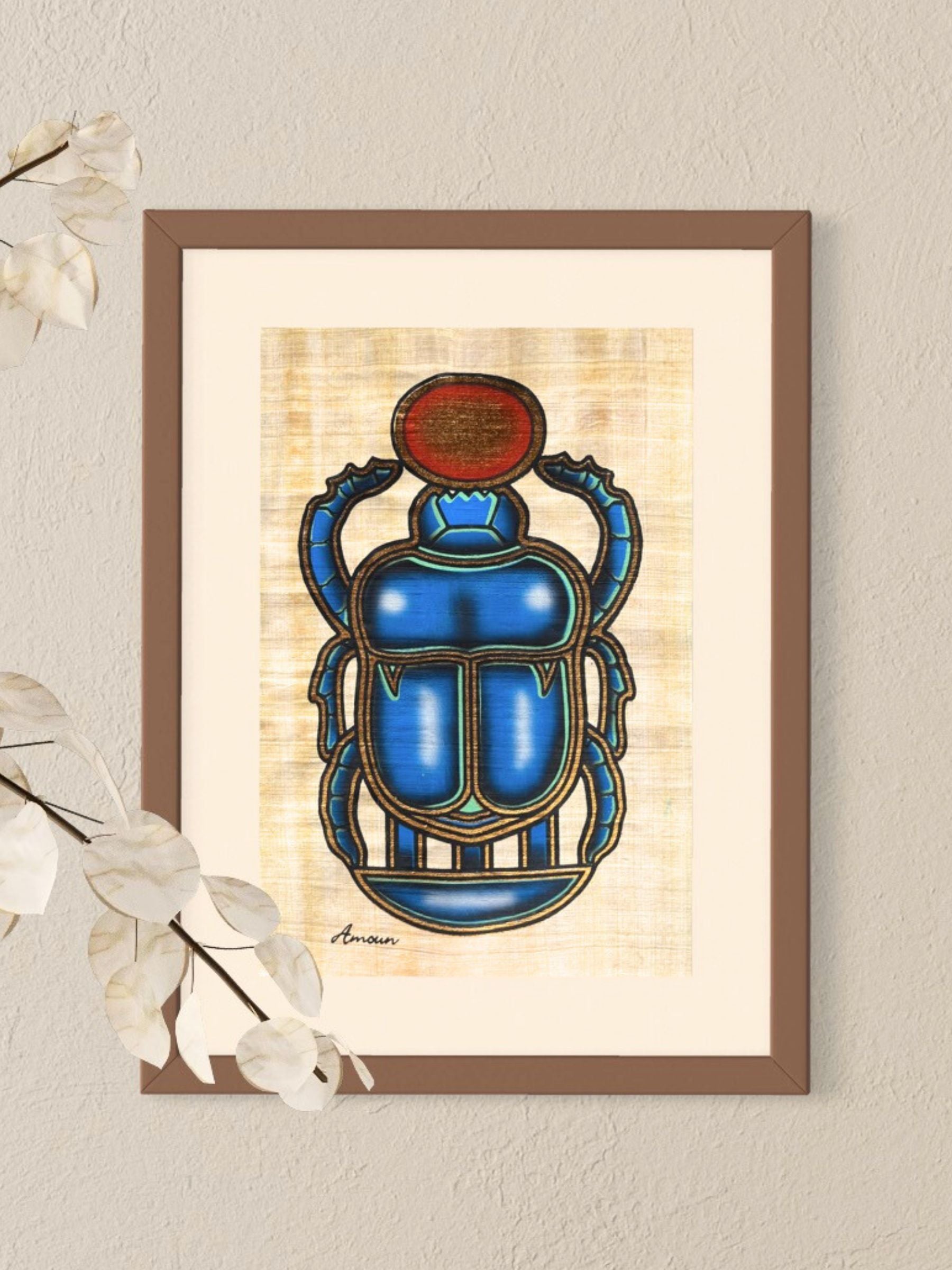 Papyrus Scarab